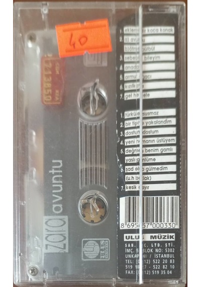 Plak Değildir Kaset Tir Zara Avuntu Kaset