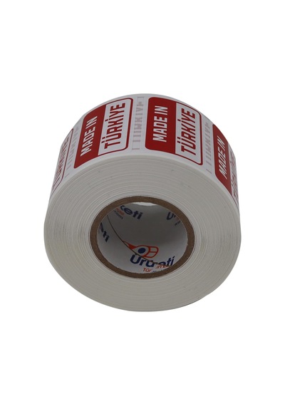 Lexroo Made İn Türkiye Baskılı Kuşe Etiket 50mm X 30mm 1000 Adet Çok Renkli