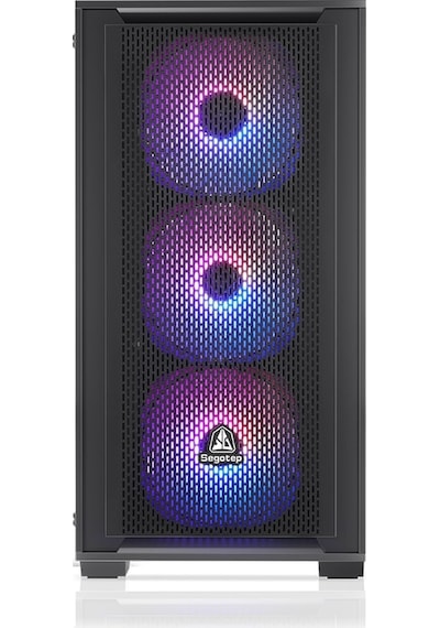 Segotep Gank 240-s Siyah 650w 80+ Midi Tower Kasa Argb Fan Akak0sgp0017
