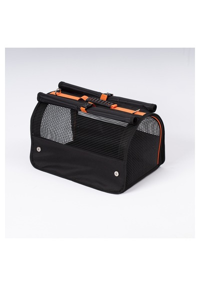 Missidea Brave Paws Flybag Fileli Kedi Ve Köpek Taşıma Çantası Havayolu Uyumlu Siyah
