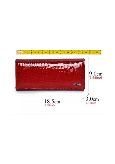 6Renk Bayan Hakiki Deri Cüzdan Siyah 19 Cm X 10 Cm Siyah