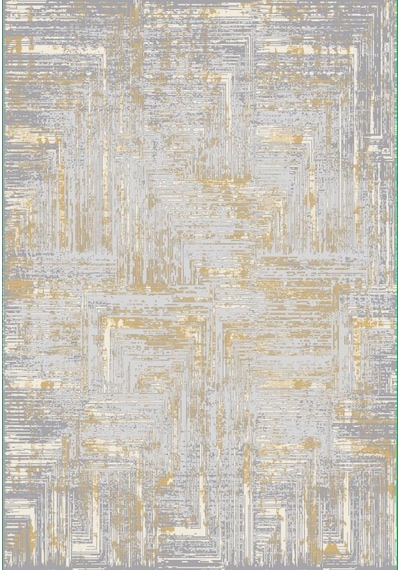Hoom Rugs Ares 1005 Gold Modern Geometrik Polyester Halı Gold