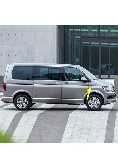 Vw Transporter 16-19 Sağ Çamurluk Sinyal Lambası Krom 7e0949102a
