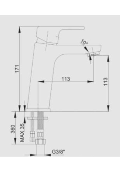 Ar Lunetta 102188107 Lavabo Bataryası Diğer