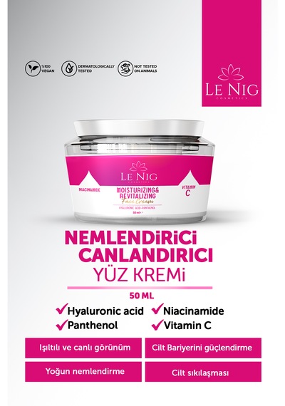 Le Nig Nemlendirici ve Canlandırıcı Yüz Kremi 50 ML