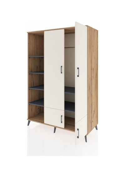 Kronos Dolap 6 Raflı 4 Kapaklı Tek Askılı 132x59x195 Çam-aytaşı/antrasit Aytası/antrasıt Kronos Dolap 6 Raflı 4 Kapaklı Tek Askılı 132x59x195 Çam-aytaşı/antrasit Aytası/antrasıt