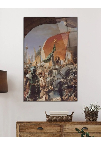 Fatih Sultan Mehmet Cam Tablo, Temperli Ve Rodajlı Dayanıklı Cam