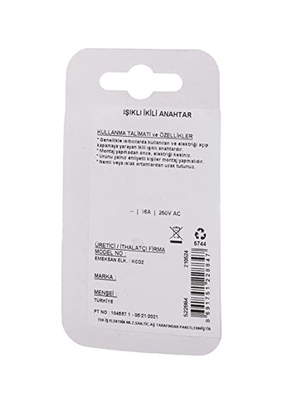 Işıklı Ikili Anahtar Diğer