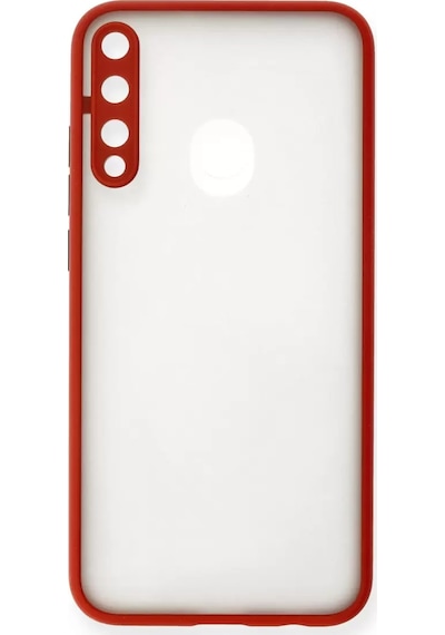 Newface Huawei P40 Lite E Kılıf Montreal Silikon Kapak - Kırmızı
