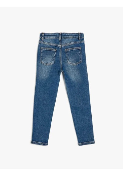 Koton Dar Paça İndigo Erkek Çocuk Jean Pantolon 5wkb40026td Indigo