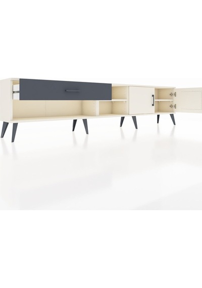 Arges Tv Ünitesi 2 Raflı Tek Çekmeceli 2 Kapaklı 220x30x51 Aytaşı-aytaşı/antrasit Aytası/antrasıt - Aytası Arges Tv Ünitesi 2 Raflı Tek Çekmeceli 2 Kapaklı 220x30x51 Aytaşı-aytaşı/antrasit Aytası/antrasıt - Aytası