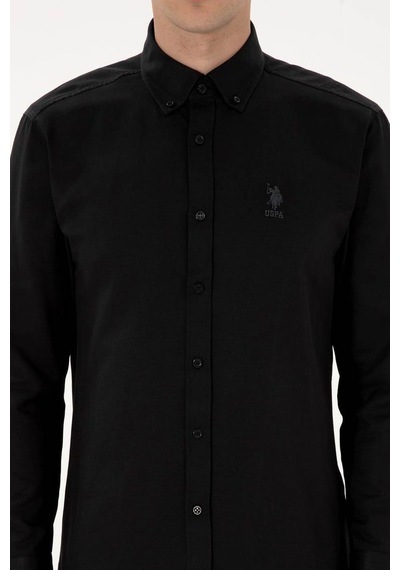 U.s. Polo Assn. Goxreg025k Siyah Erkek Gömlek 2225434 Siyah
