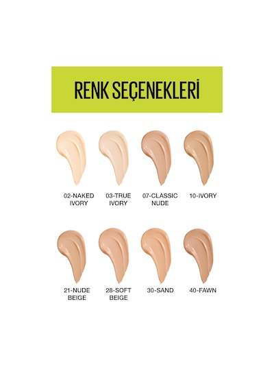 Maybelline New York Super Stay Active Wear 30H Fondöten 40 Fawn