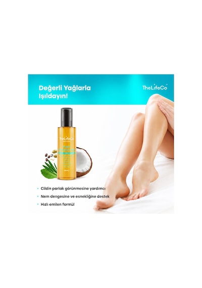 Thelifeco Skinfood Değerli Yağlar Serisi Doğal Cilt Bakım Yağı 150 ML