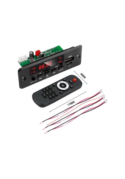Tr 2 X 25 Watt Ses Çıkışlı Fm Dekoder 5.0 Versiyon Bluetooth, Usb,tf Kart, Fm Radio, Mp3 Player