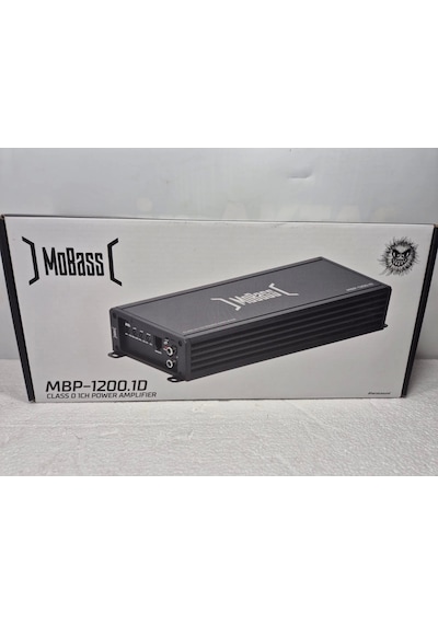 Mobass Mono Amfi Mobass Mbp-1200.1d Bass Anfisi Bass Kontrollü Mono Anfi