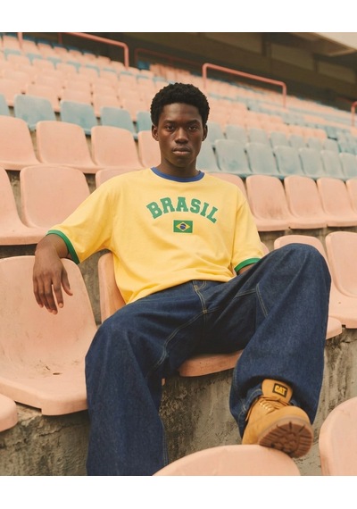 Fıfa World Cup 26 Brezilya Oversize Tişört Sarı