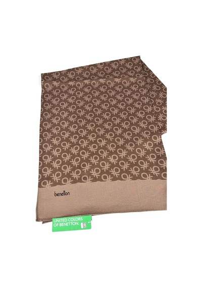Benetton Elegante Uno Şal 1023 Koyu Kahve