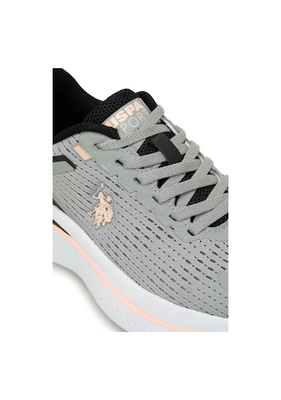U.s. Polo Assn. Genesıs Wmn 5fx 101938170 Kadın Spor Ayakkabı Gri Pembe Gri-Pembe