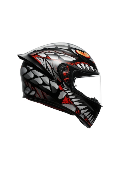 Agv K1 S Lyzard Matt - Black / Grey / Red - S Diğer