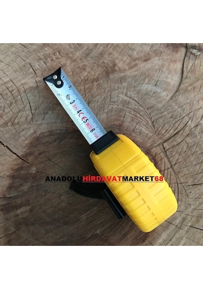 Gfb Çelik Şerit Metre 5 Metre 19 MM Kırılmaz Abs Plastik