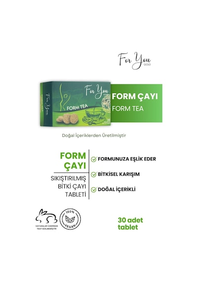 Destekleyici Diyet Form Bitki Çayı 30 Günlük