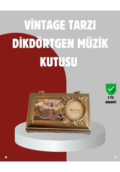 Zengemtx Kız Çocuk Oyuncak Piyano Görünümlü Balerinli Müzik Kutusu