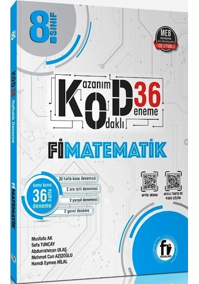 Fi Yayınları 8. Sınıf Matematik Kod 36 Deneme
