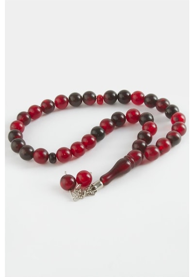 Renkli - 771 - Plastik Tesbih 9 - Glblseme - Mm Bordo