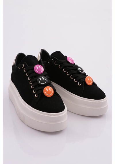 Dgn 1019 Kadin Sneaker 1019-2007-R1680 Siyah