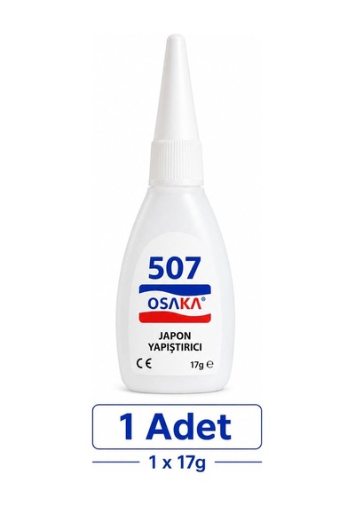 Osaka 507 Japon Yapıştırıcı, Siyanoakrilat, Şeffaf, Sıvı, Hızlı Kuruyan, Plastik, Metal, Ahşap, Seramik Ve De Genel