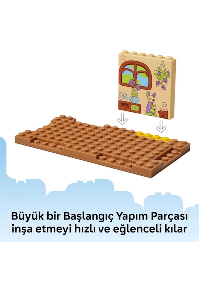 LEGO® Bluey Rusty ve Bluey ile Okul 11221 - 4 Yaş ve Üzeri Çocuklar için Aksesuarlar İçeren Oyuncak Yapım Seti (106 Parça)