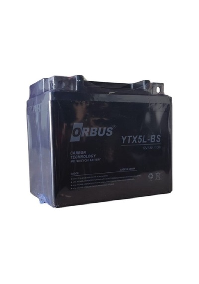 Orbus 12v 5ah Alçak Motosiklet Aküsü Ebatlar: 113x68x105