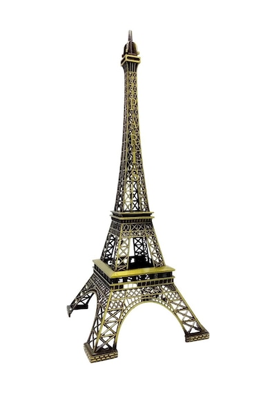 Minyatür Metal Paris Eyfel Kulesi Dekoratif Biblo 48 Cm