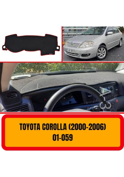 Toyota Uyumlu COROLLA E120 E130 2000-2006 ÖN GÖĞÜS / PANEL /  TORPİDO KORUMASI - KILIFI - HALISI