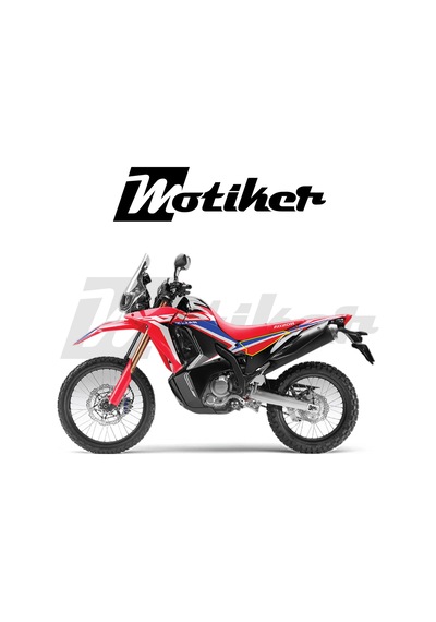 Honda Crf 250 Rally Sol Yan Sele Üst Kısım Tasarımı Sticker Etiket Modeli