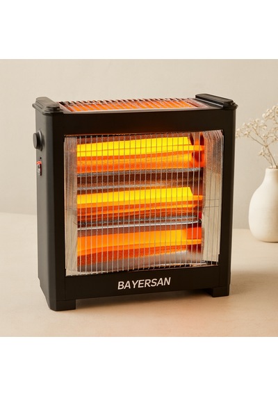 Elektrikli Şömine Isıtıcı Soba 2400w 3+1 Çubuk