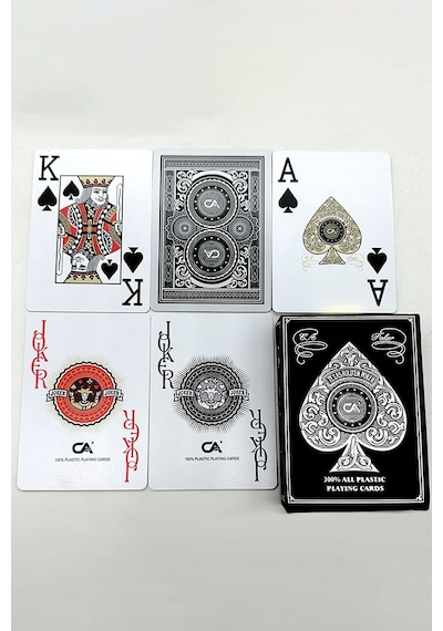 Jumbo Pvc Su Geçirmez İskambil Blackjack Oyun Kağıdı Cin885s
