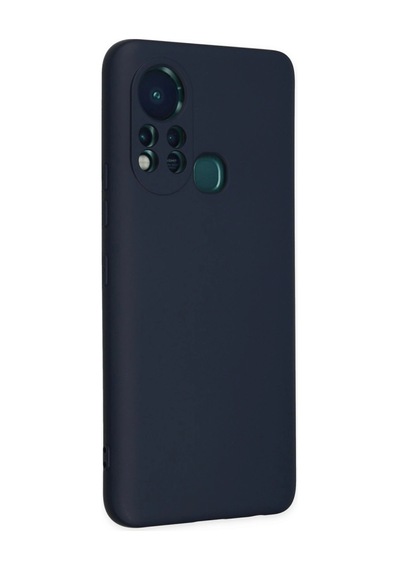 İnfinix Hot 11s Kılıf Nano İçi Kadife Silikon - Lacivert -