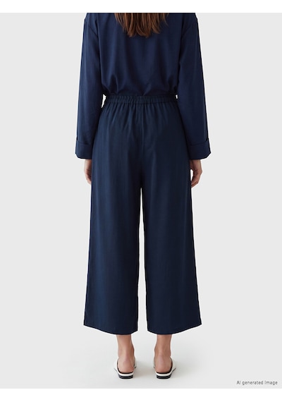 Lcw Modest Lacivert Beli Lastikli Modal Karışımlı Kadın Pantolon