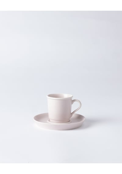 Madame Coco Kalre 6 Kişilik 12 Parça Kahve Fincan Seti - Açık Pembe - 90 Ml 8684427293393 Çok Renkli