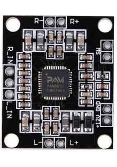 Modülelektronik-2X15W Amplifikatör Devresi 15W Stereo Pam8610 Amfi - Amfi Ses Yük