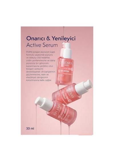 Celenes By Sweden Somon Dna Pdrn Onarıcı & Yenileyici Active Serum, 30 Ml