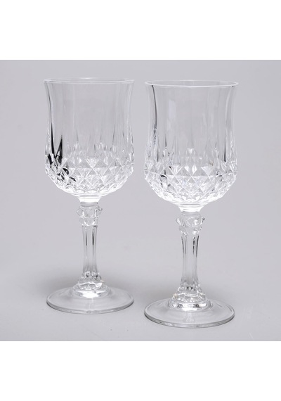 6'lı Kristal Lale Desen Kahve Yanı Su Bardağı Seti 50 Ml-6lı Ayaklı Kahve Yanı Su Bardağı Şeffaf