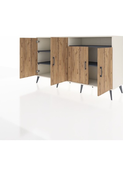 Kronos Konsol 6 Raflı 4 Kapaklı 176x59x99 Aytaşı-çam/antrasit Atlas Çam/antrasıt - Aytası Kronos Konsol 6 Raflı 4 Kapaklı 176x59x99 Aytaşı-çam/antrasit Atlas Çam/antrasıt - Aytası