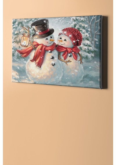 Webstyle Sayılarla Boyama Seti Kasnaklı Kardan Aşk 50 X 65 Cm