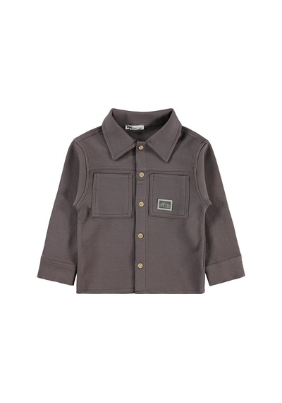 Civil Boys Basic 2-5 Yaş Gömlek - Kahverengi Koyu Kahve
