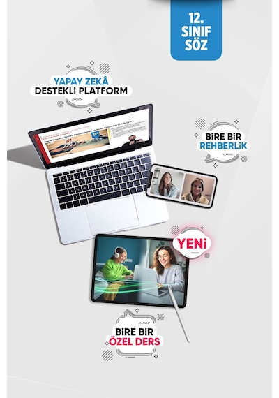 Premium YKS 2027 Sözel Hazırlık Seti (Sadece Dijital Lisans) - 30 Canlı Özel Ders + Birebir Sınav Koçluğu Yapay Zeka Destekli TYT AYT Online Eğitim Paketi