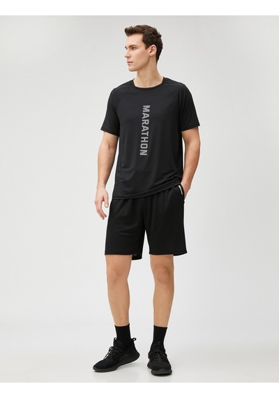 Koton Spor Tişört Slogan Baskılı Bisiklet Yaka Reglan Kol Siyah 3Sam10075Nk 3Sam10075Nk999 Siyah Koton Spor Tişört Slogan Baskılı Bisiklet Yaka Reglan Kol Siyah 3Sam10075Nk 3Sam10075Nk999 Siyah