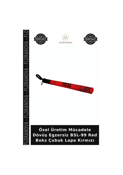 Özel Üretim Mücadele Dövüş Egzersiz Bsl-99 Red Boks Çubuk Lapa Kırmızı